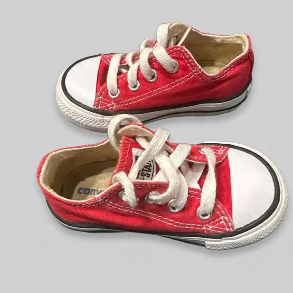 Converse Red First-shoes-baby-shoes